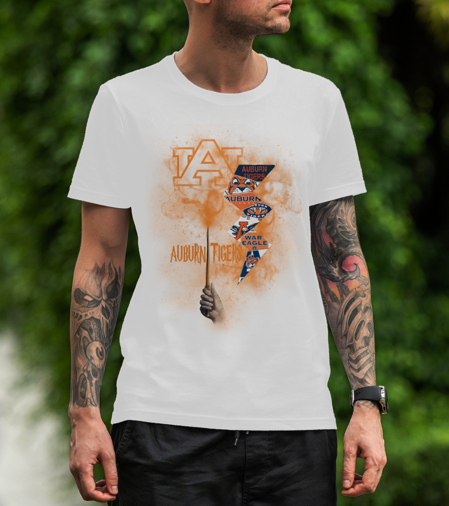 Auburn Tigers War Eagle Fan Spirit With Auburn A Symbol T-Shirt