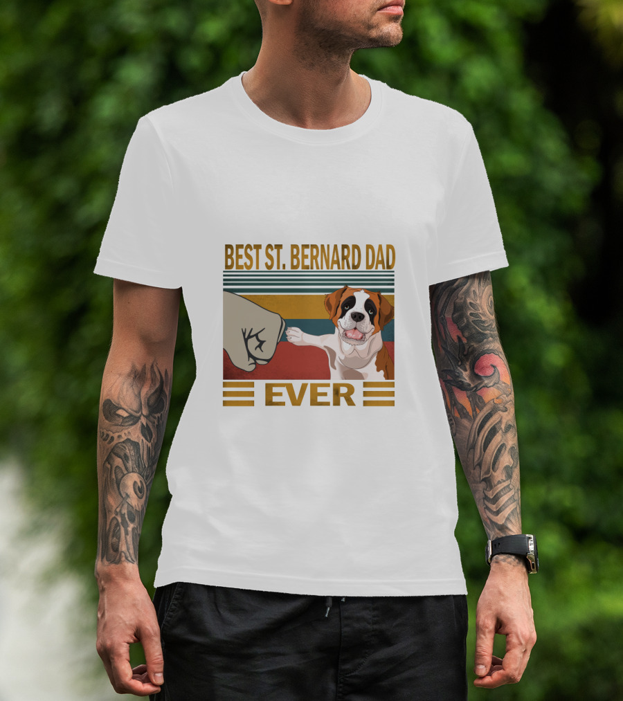 Best St. Bernard Dad Ever T-Shirt