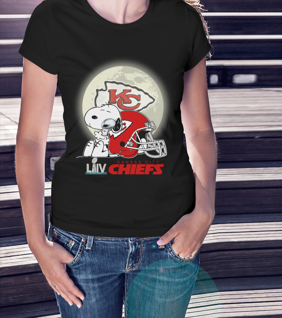Snoopy Kansas City Chiefs Super Bowl Liv Kcc Chiefs T-Shirt
