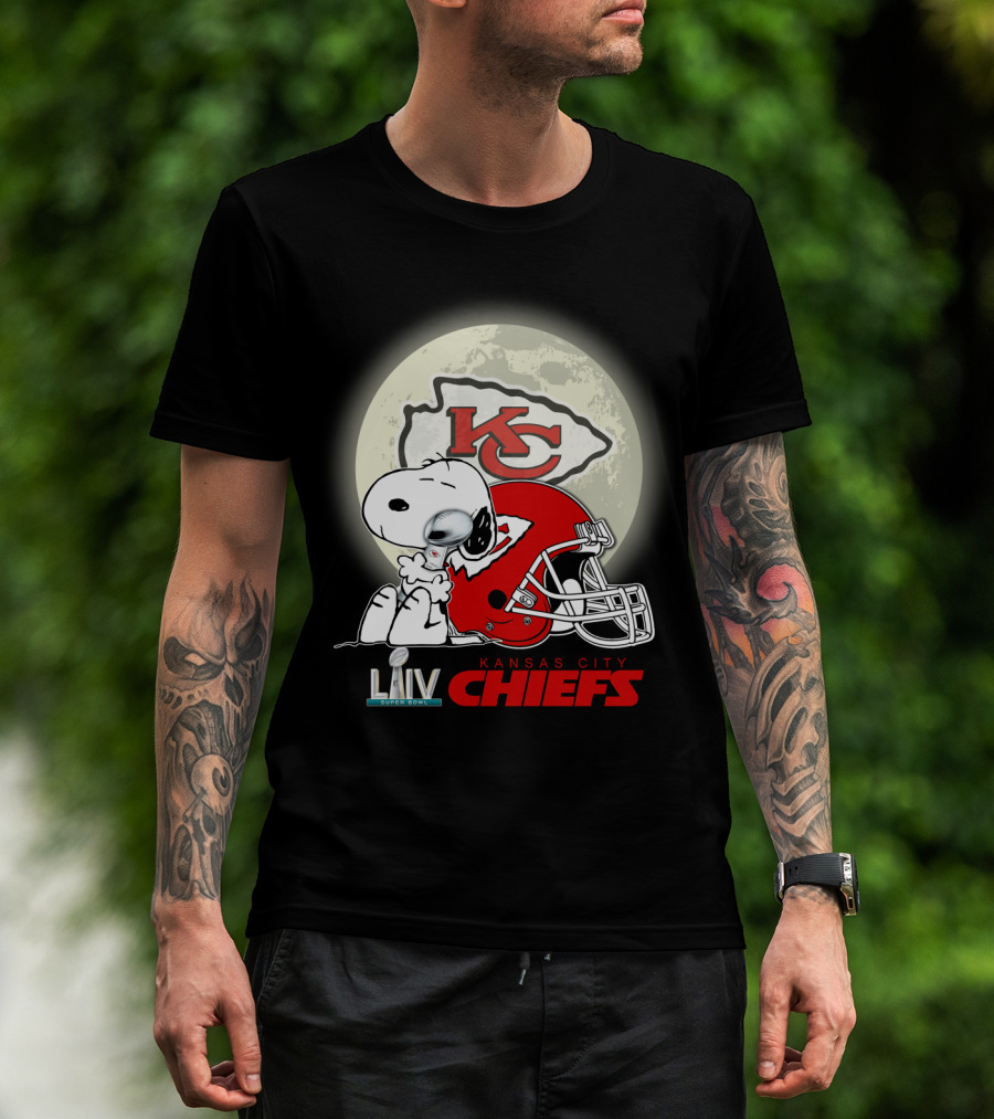 Snoopy Kansas City Chiefs Super Bowl Liv Kcc Chiefs T-Shirt