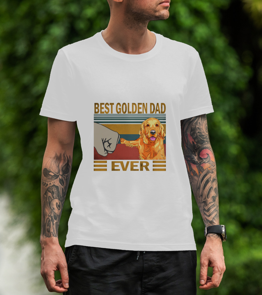 Best Golden Dad Ever T-Shirt