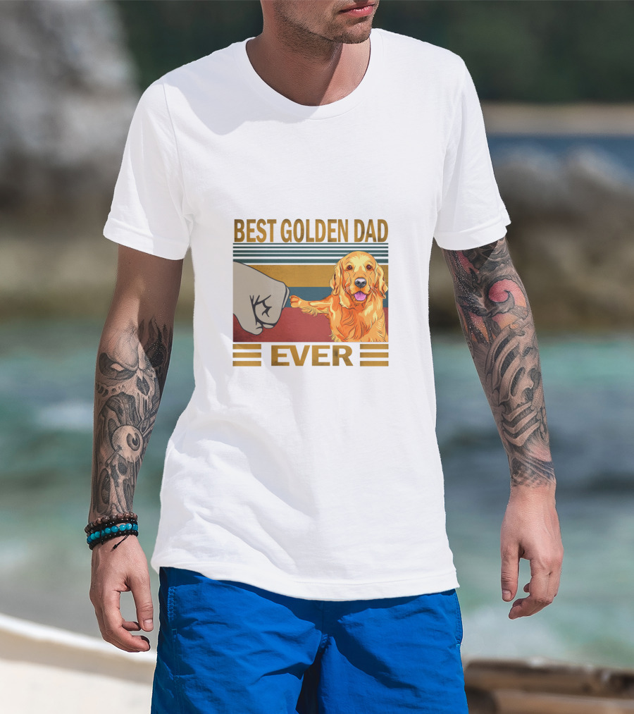 Best Golden Dad Ever T-Shirt