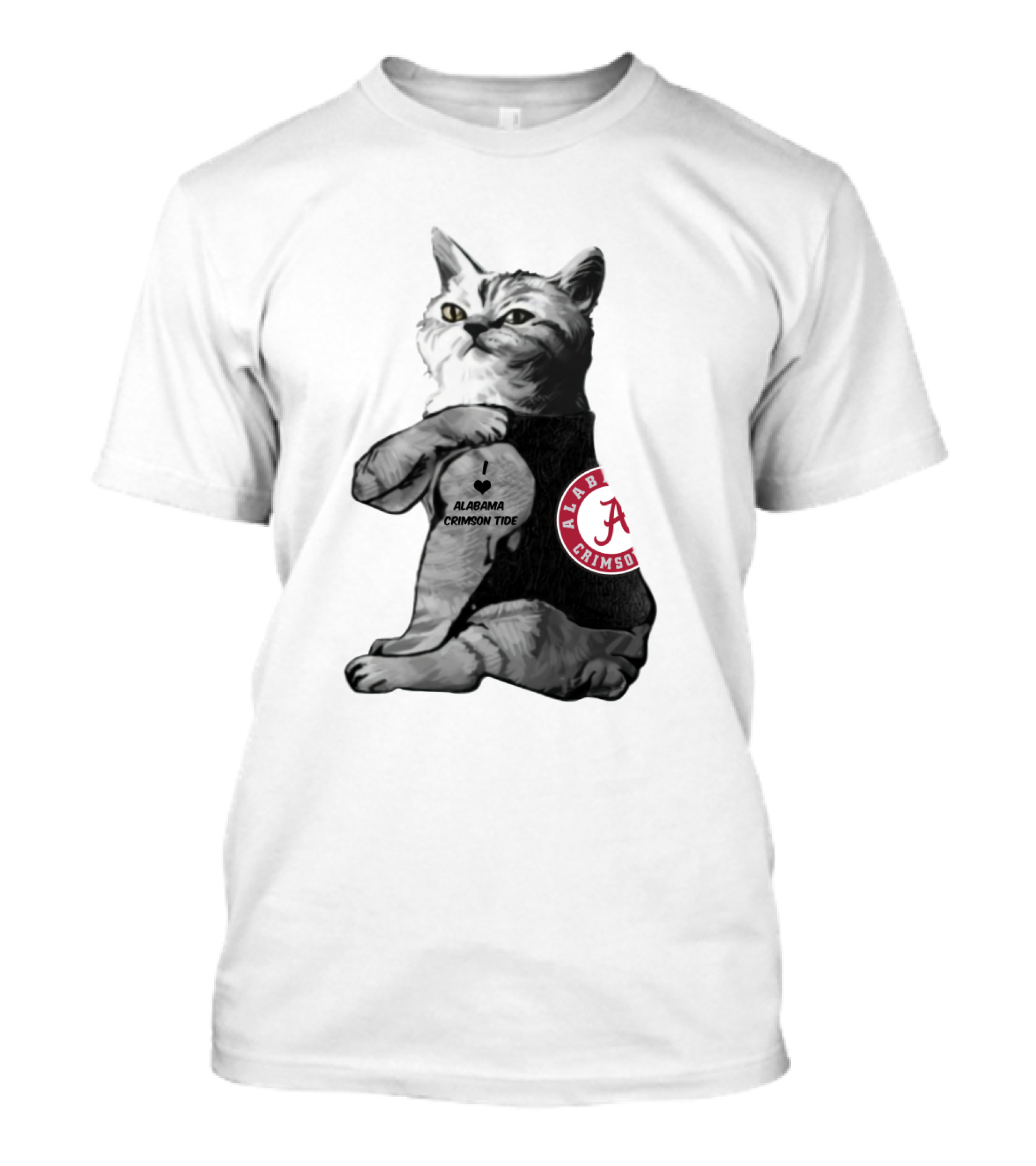 Alabama Crimson Tide Cat T-Shirt