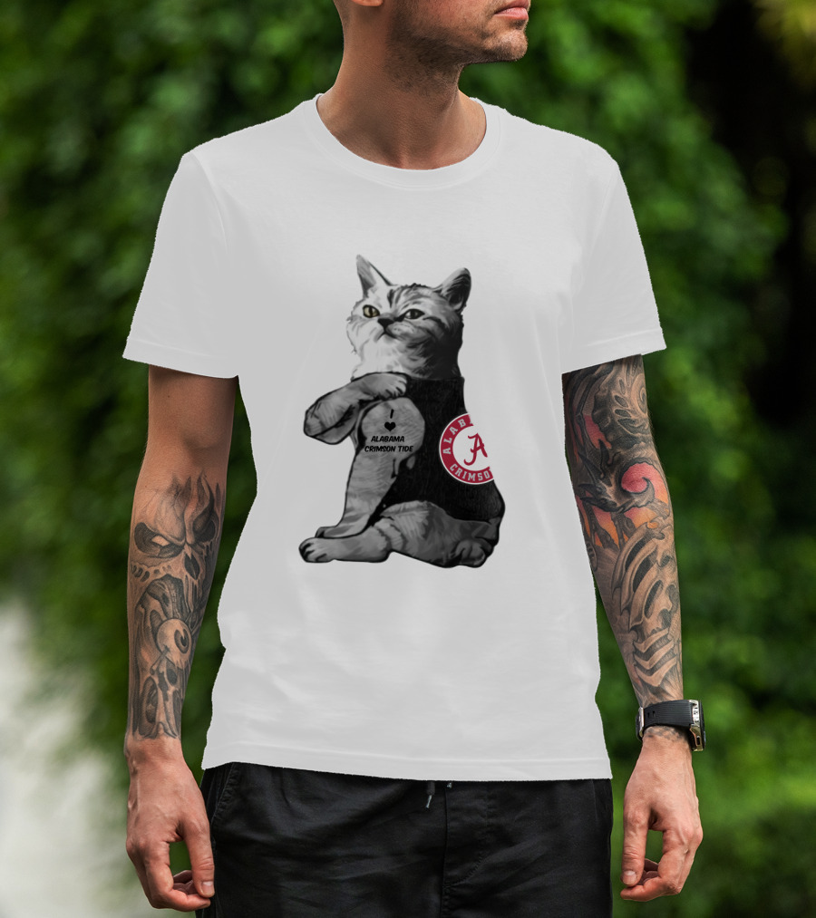 Alabama Crimson Tide Cat T-Shirt