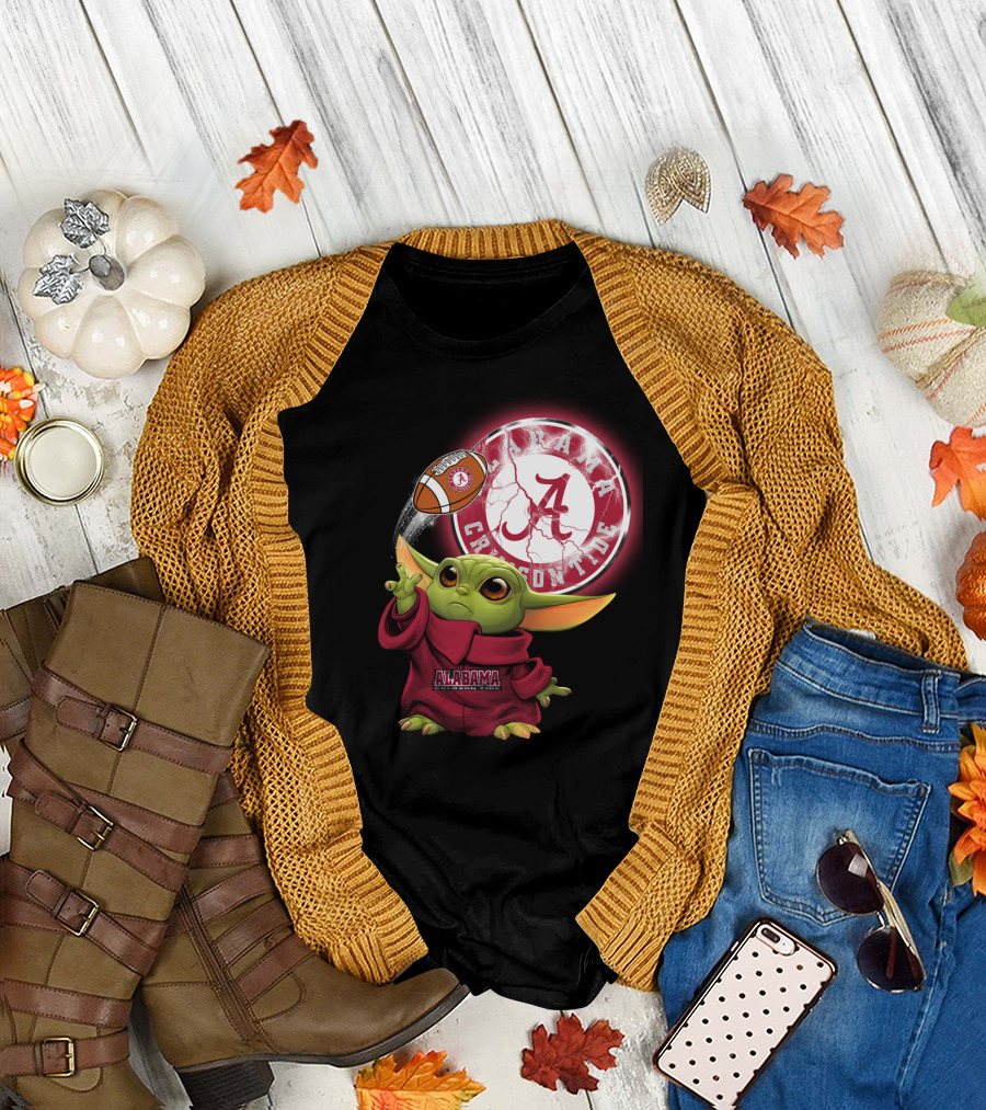 Alabama Crimson Tide Baby Alien Football Magic T-Shirt