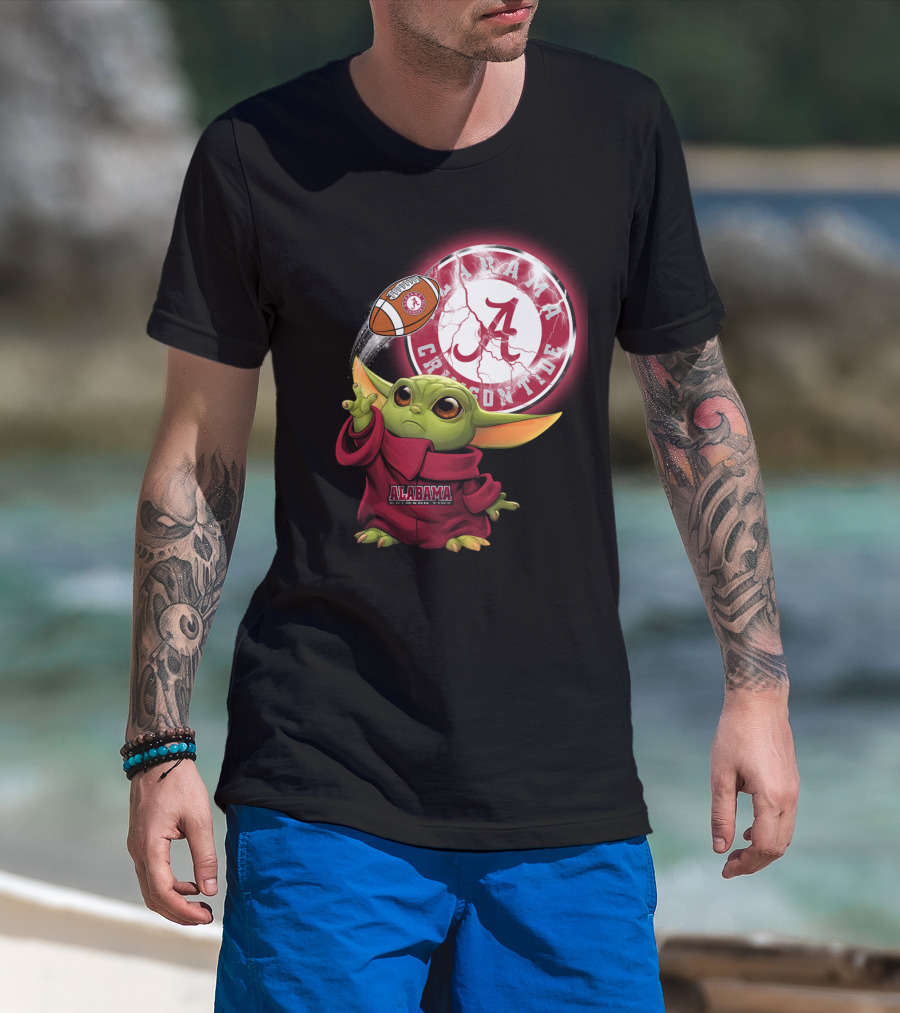 Alabama Crimson Tide Baby Alien Football Magic T-Shirt
