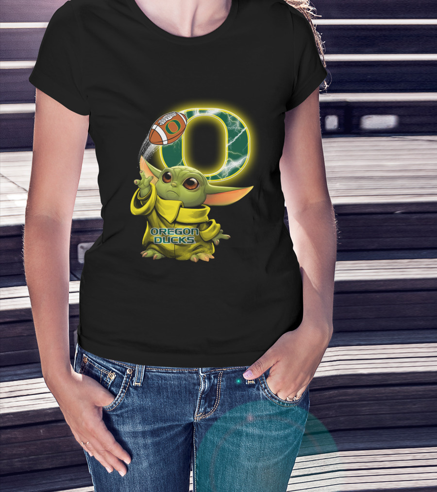 Oregon Ducks Baby Alien Football Force With Lightning 'Chtnca9022' T-Shirt