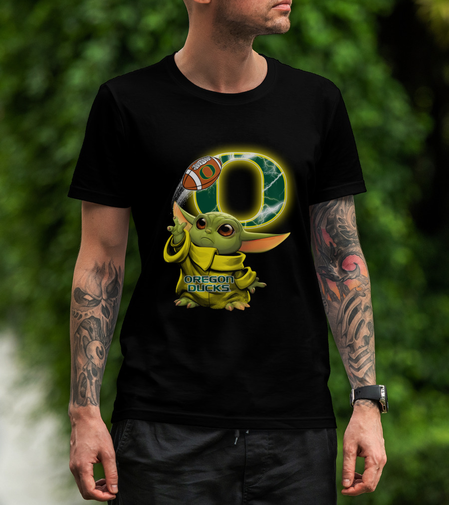 Oregon Ducks Baby Alien Football Force With Lightning 'Chtnca9022' T-Shirt