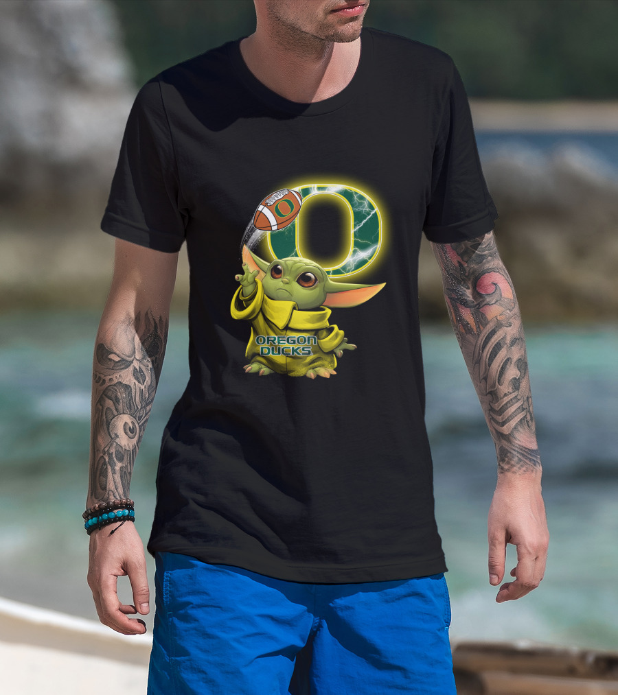Oregon Ducks Baby Alien Football Force With Lightning 'Chtnca9022' T-Shirt