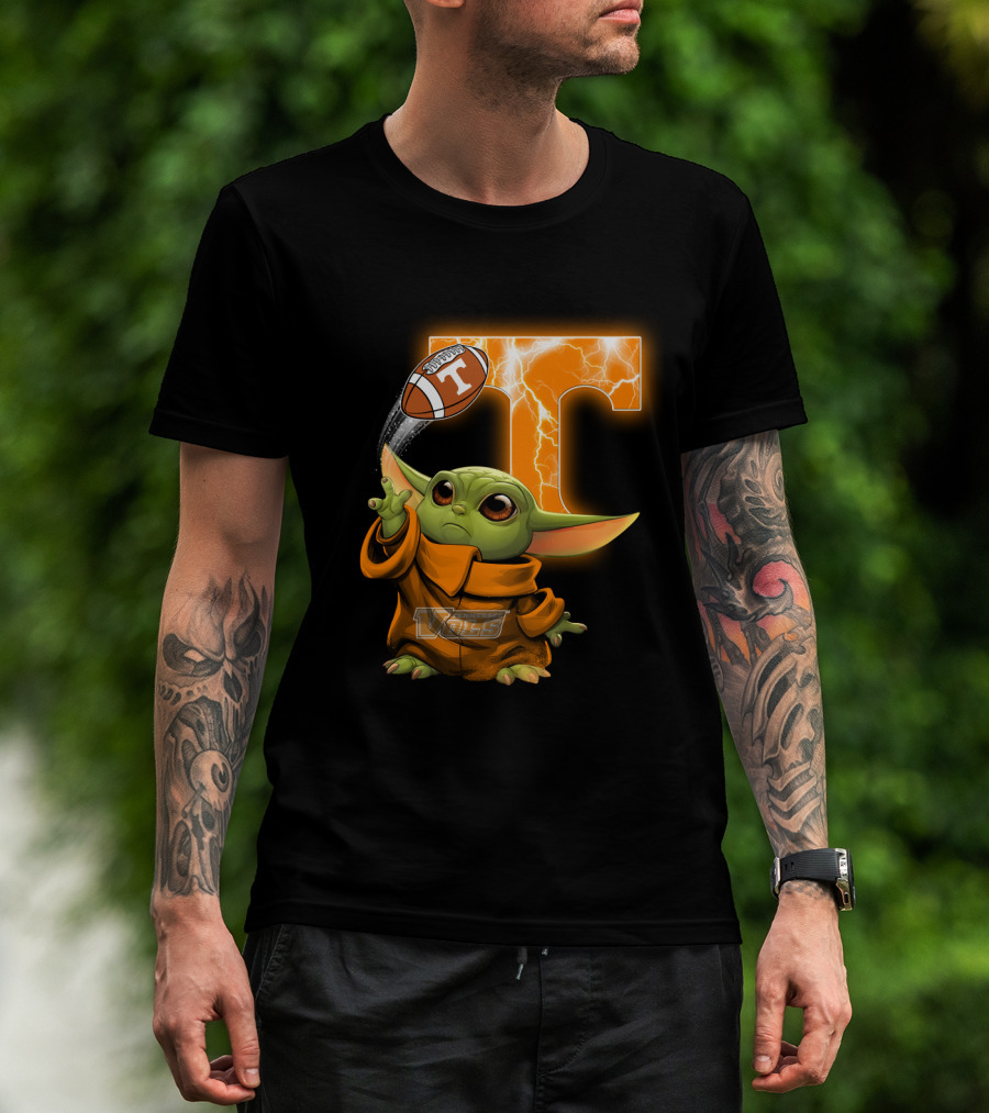 Tennessee Vols Grogu Football T T-Shirt