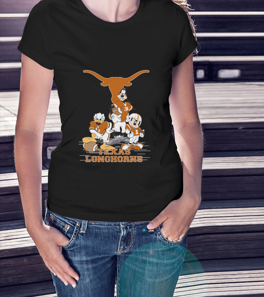Texas Longhorns Football Characters T-Shirt