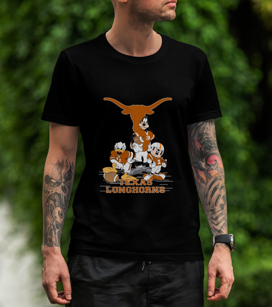 Texas Longhorns Football Characters T-Shirt