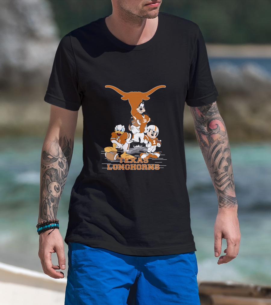 Texas Longhorns Football Characters T-Shirt