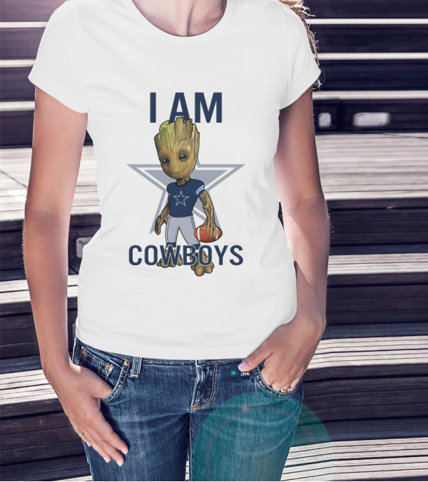 I Am Groot Cowboys Football Dallas Star T-Shirt