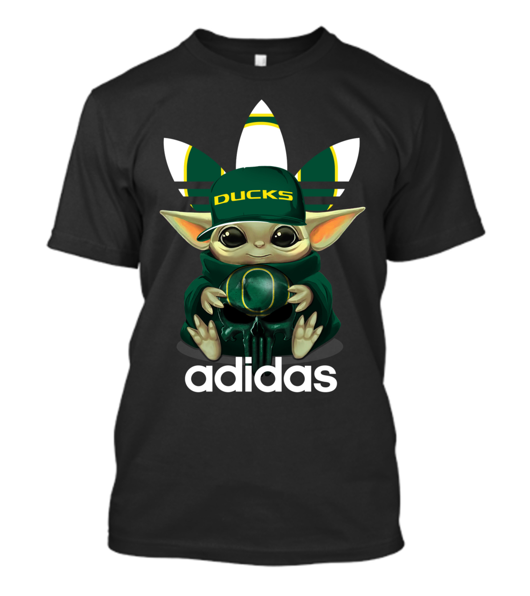 Oregon Ducks Yoda NCAA Baby Yoda T-Shirt