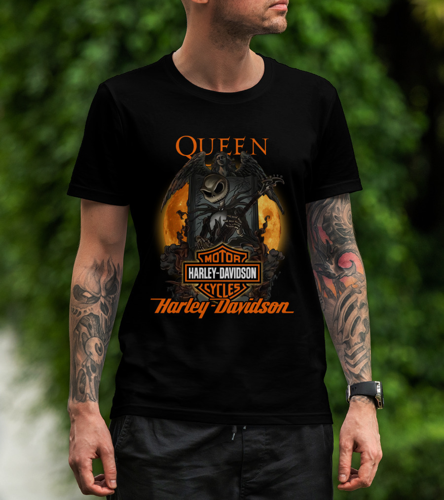 Queen Harley Davidson Motorcycles 1212 T-Shirt
