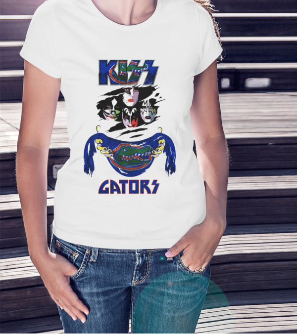 KISS Florida Gators Band Crossover T-Shirt