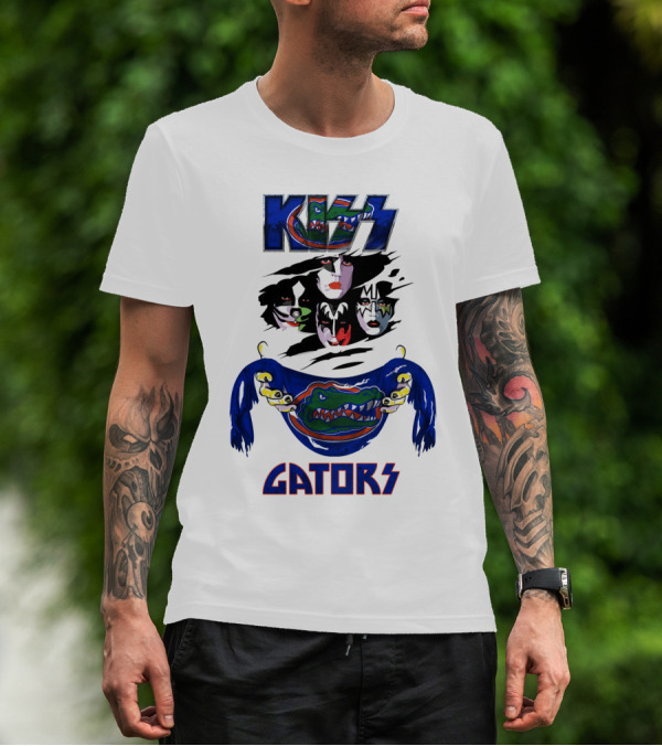 KISS Florida Gators Band Crossover T-Shirt