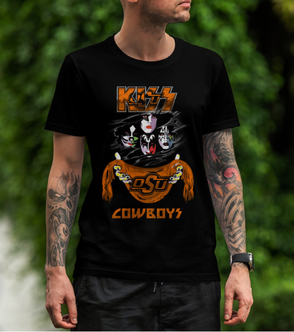 KISS OSU Cowboys Ncaa Oklahoma State T-Shirt