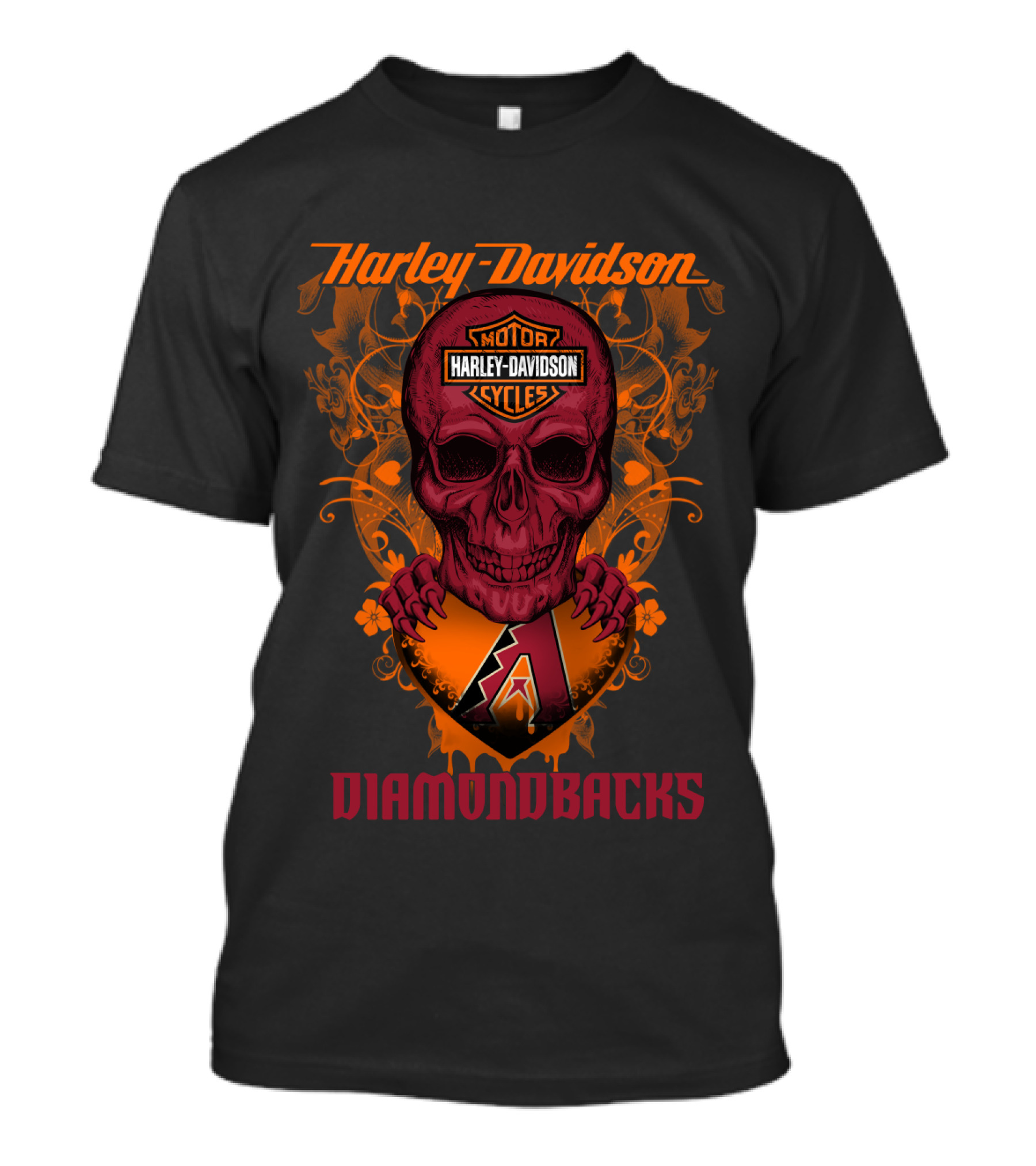 Harley Davidson Motor Cycles Arizona Diamondbacks T-Shirt