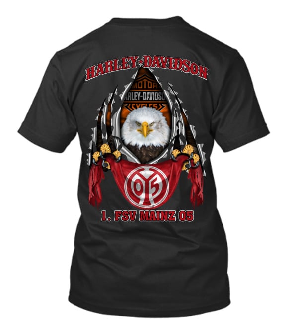 Harley Davidson 1. Fsv Mainz 05 Eagles Motorcycles T-Shirt