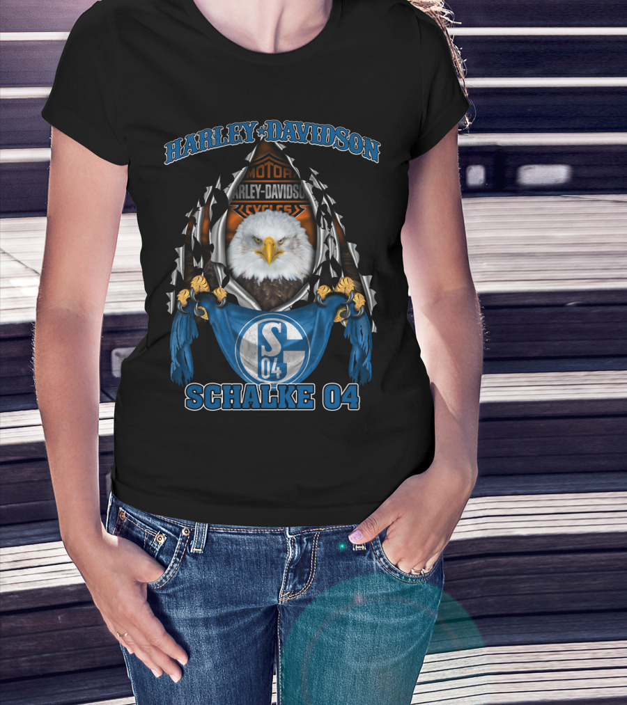 Harley Davidson Motor Cycles Schalke T-Shirt