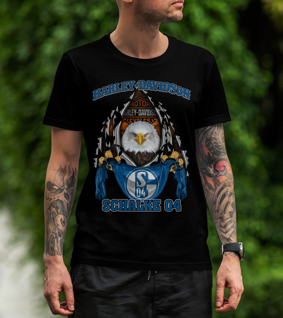 Harley Davidson Motor Cycles Schalke T-Shirt
