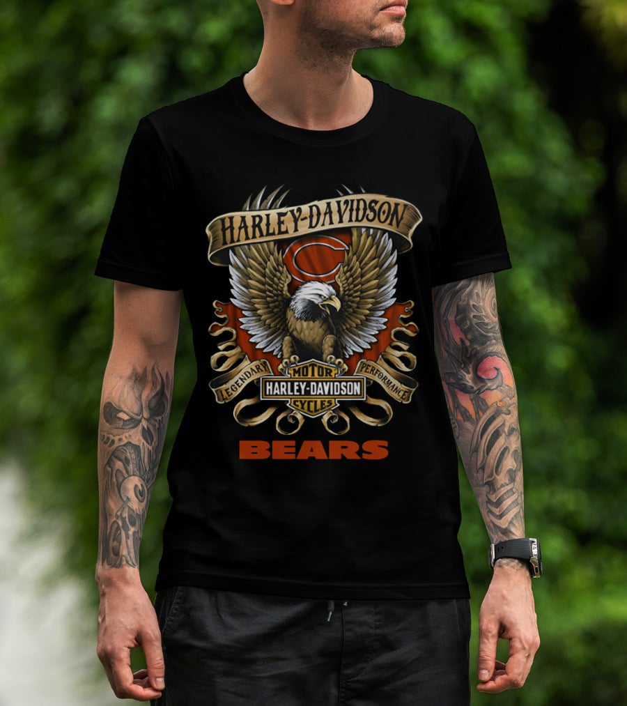 Harley Davidson Legendary Performance Bears T-Shirt
