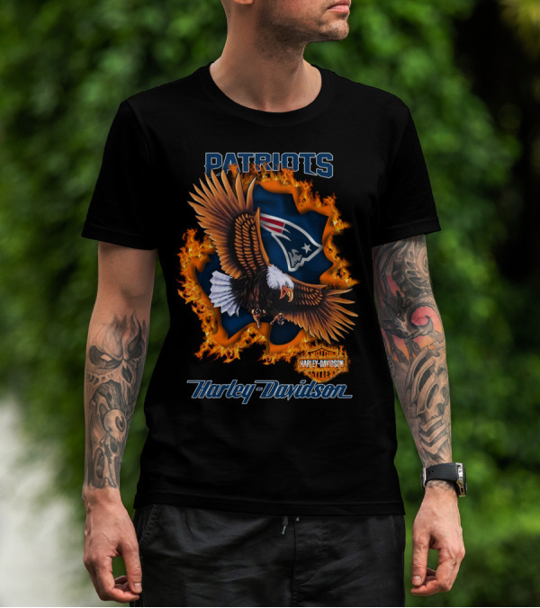 Patriots Harley Davidson New England Patriots T-Shirt