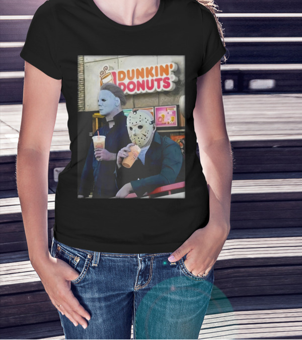 DK HLW Dunkin Donuts Michael Jason T-Shirt