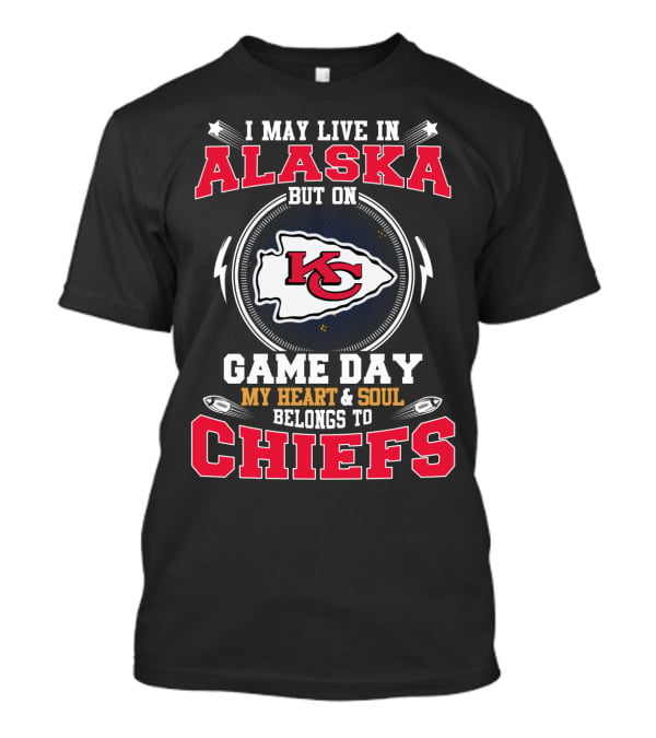 Alaska Game Day My Heart And Soul Belongs To Chiefs Kc T-Shirt