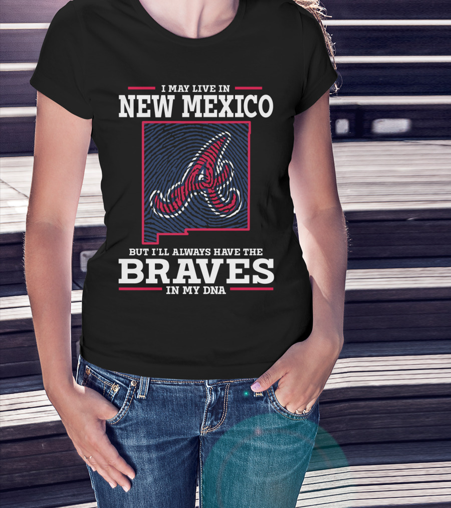 New Mexico Braves IN My Dna Fingerprint A T-Shirt