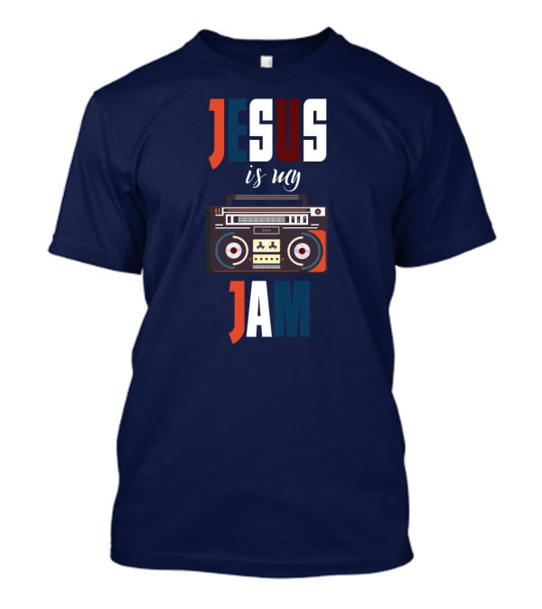 Jesus Is My Jam Boombox T-Shirt