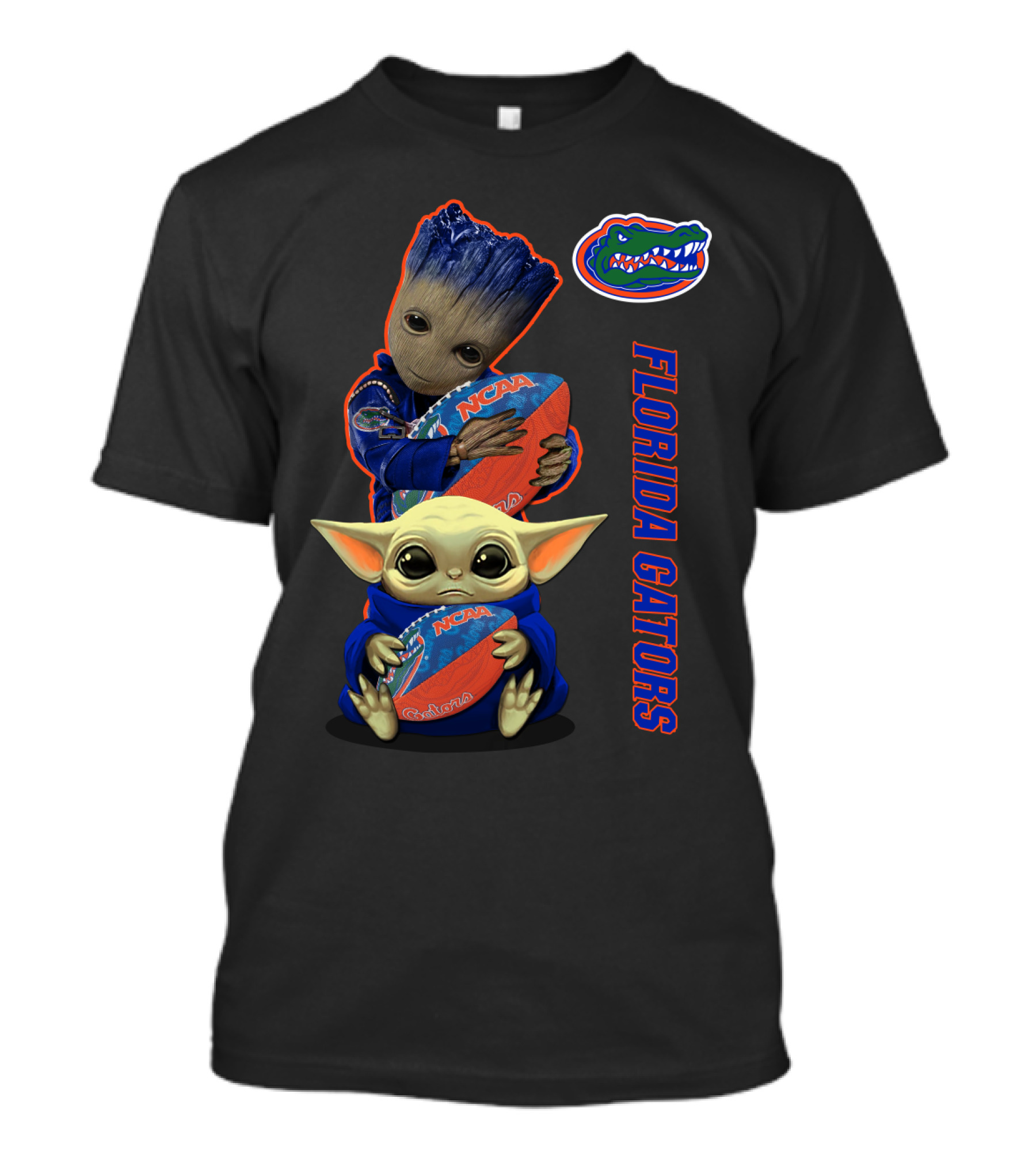 Florida Gators Ncaa Football Baby Alien And Tree Character T-Shirt