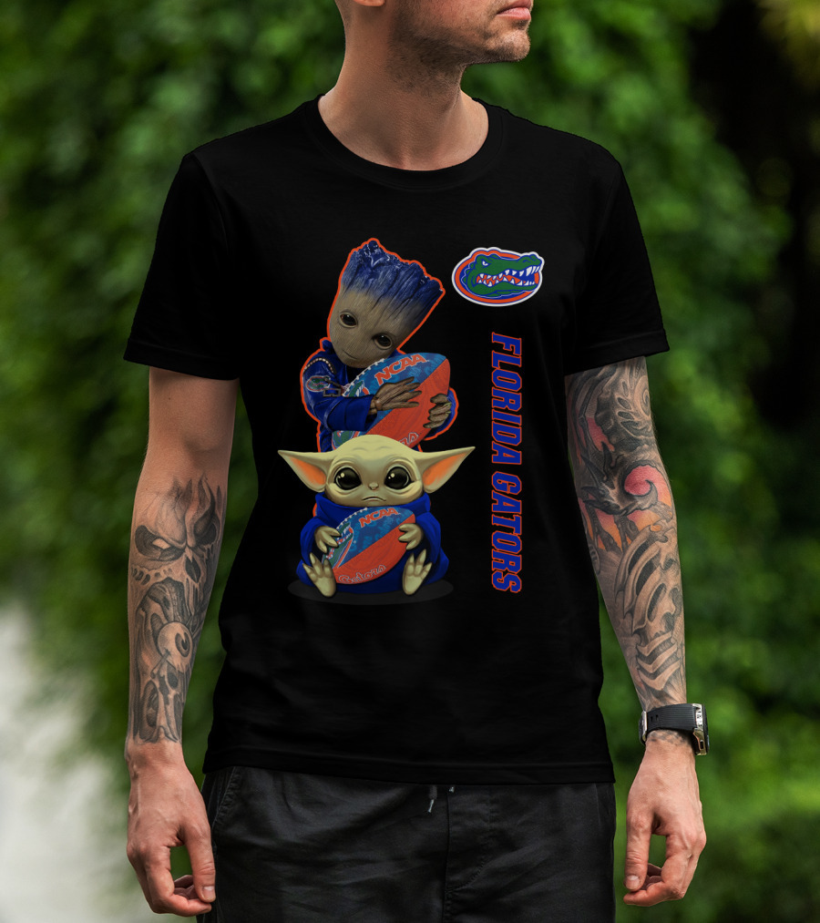 Florida Gators Ncaa Football Baby Alien And Tree Character T-Shirt
