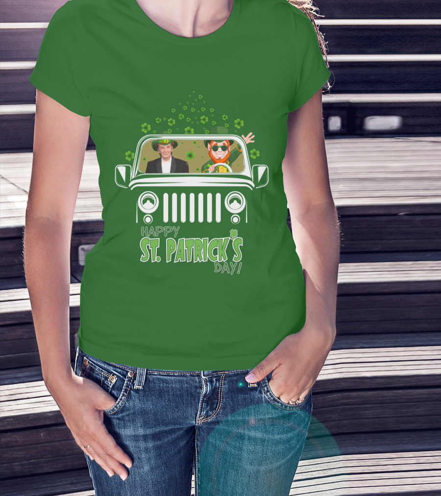 Happy St. Patrick's Day 51 Barry Manilow Jeep Ride T-Shirt
