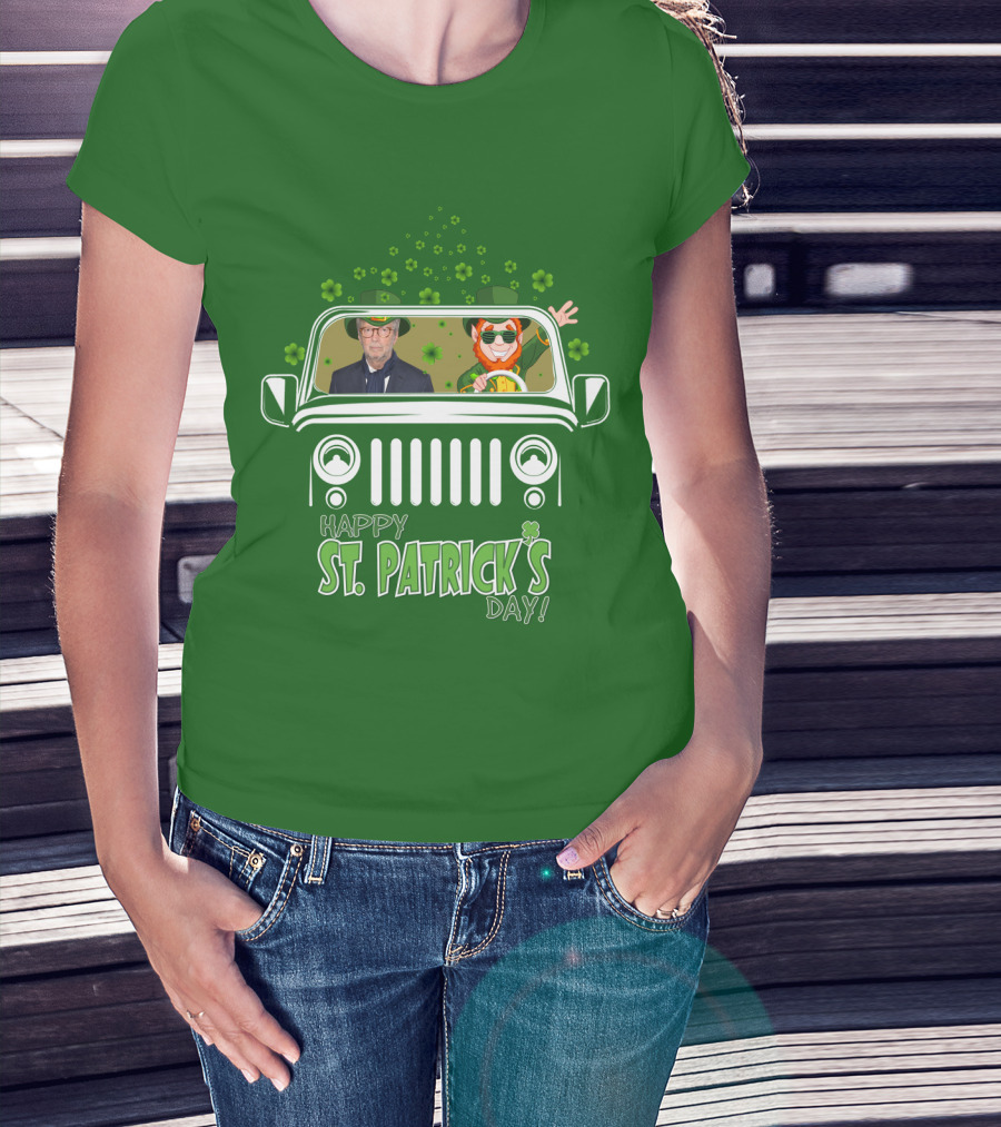 Eric Clapton Happy St. Patrick's Day 51 Jeep Green T-Shirt