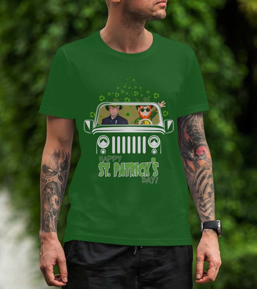 Eric Clapton Happy St. Patrick's Day 51 Jeep Green T-Shirt