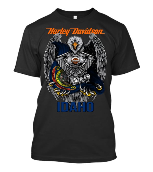 Harley Davidson Idaho Eagle Engine T-Shirt