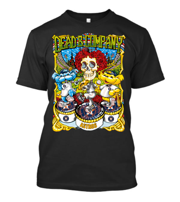 Dead & Company Astros Mlb Collaboration T-Shirt