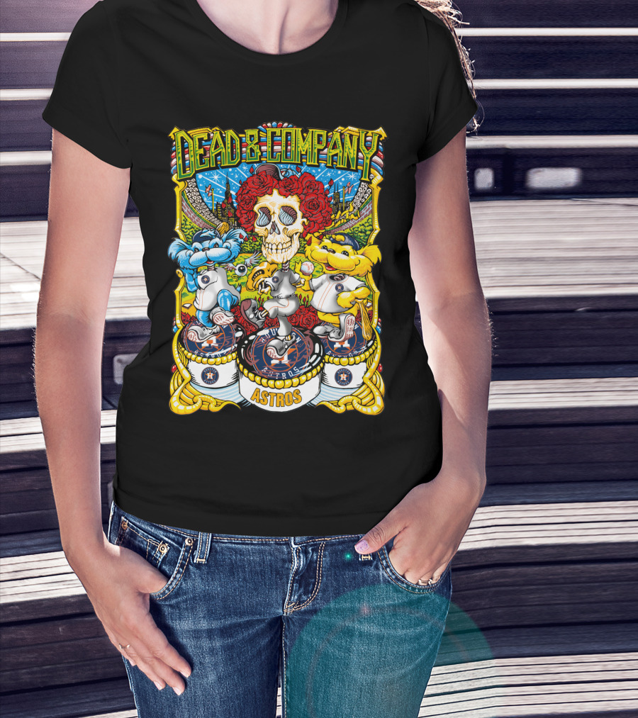 Dead & Company Astros Mlb Collaboration T-Shirt