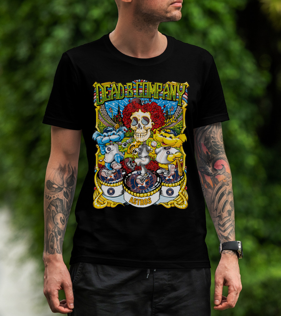 Dead & Company Astros Mlb Collaboration T-Shirt