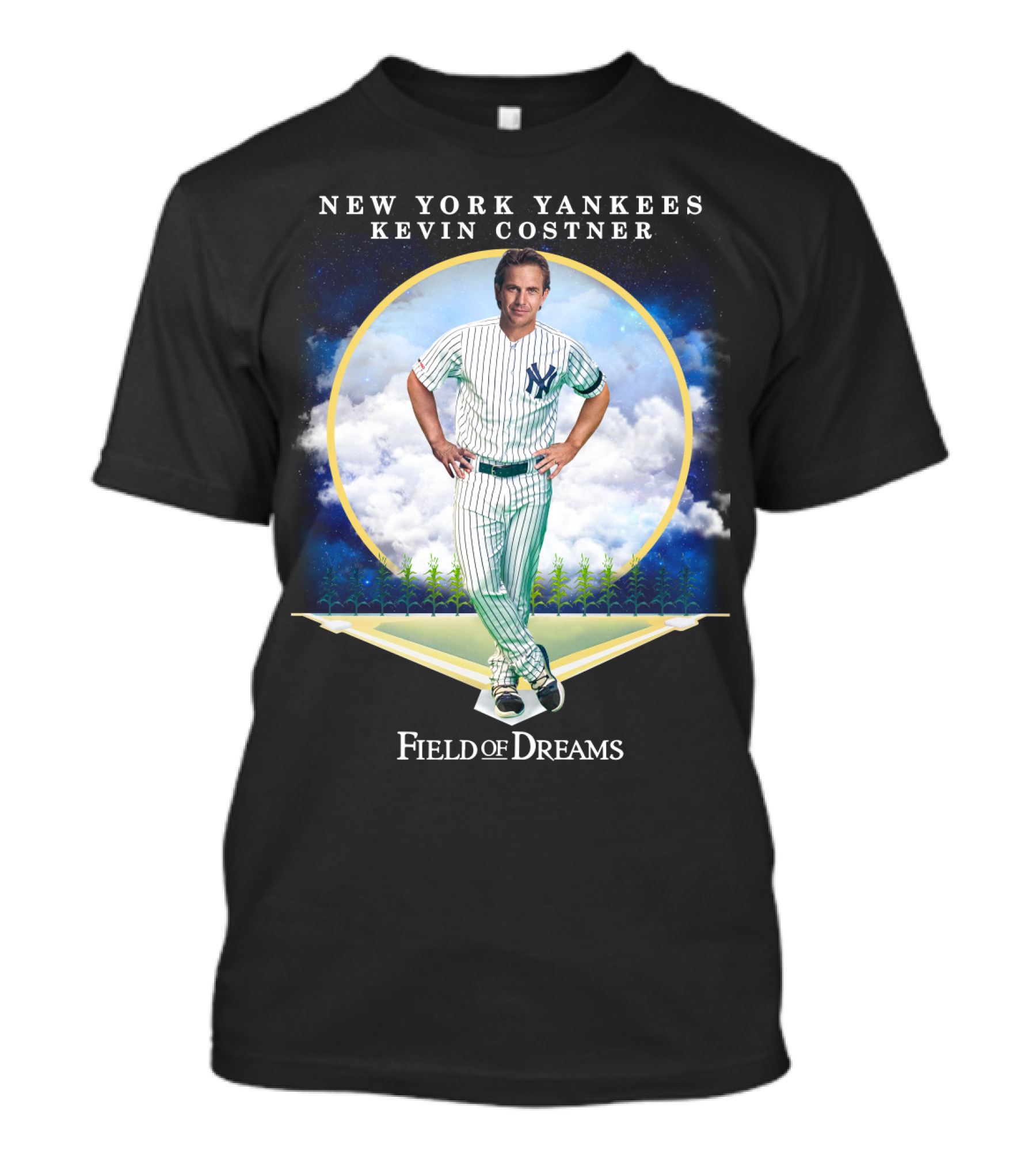 New York Yankees Kevin Costner Field Of Dreams T-Shirt