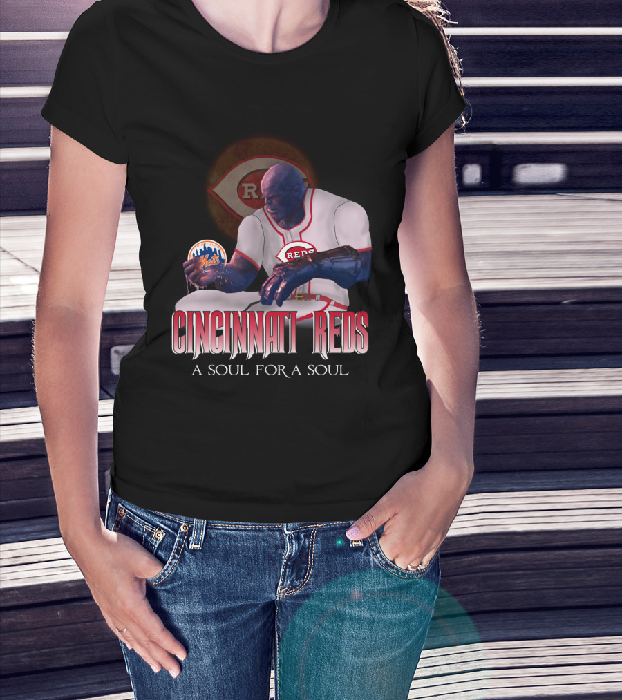 Cincinnati Reds A Soul For A Soul Mets T-Shirt
