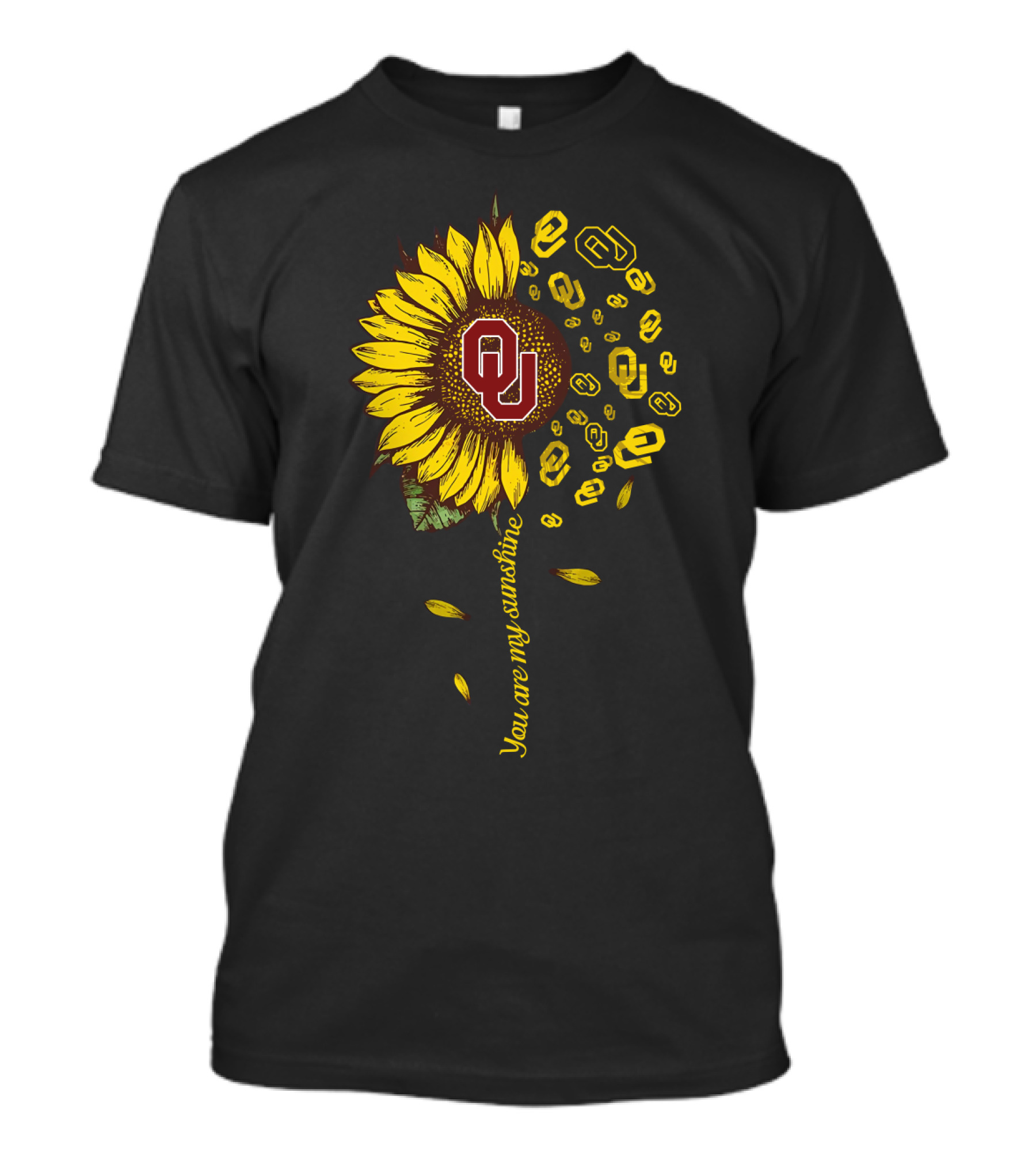 Ou You Are My Sunshine Sunflower Ncaa T-Shirt