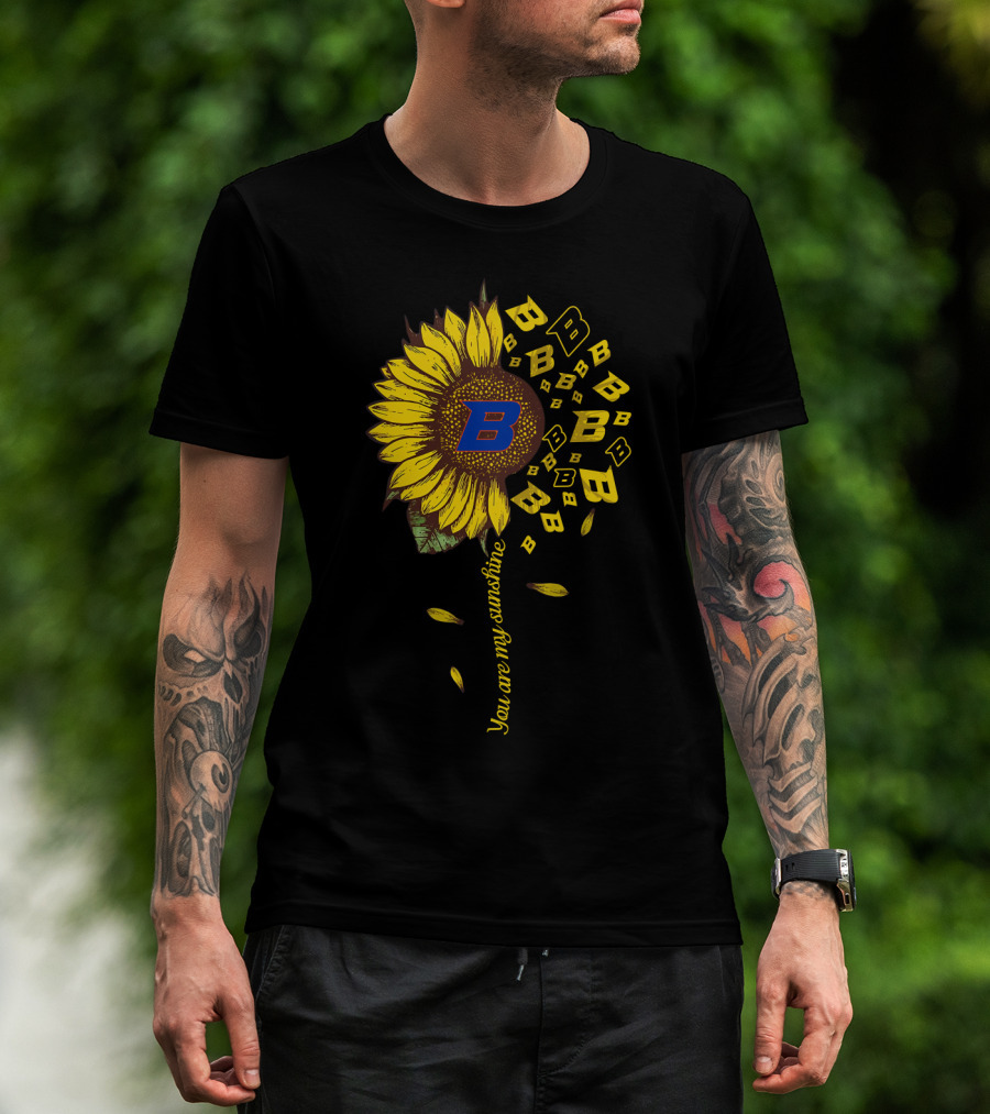 You Are My Sunshine Sunflower B Designs T-Shirt