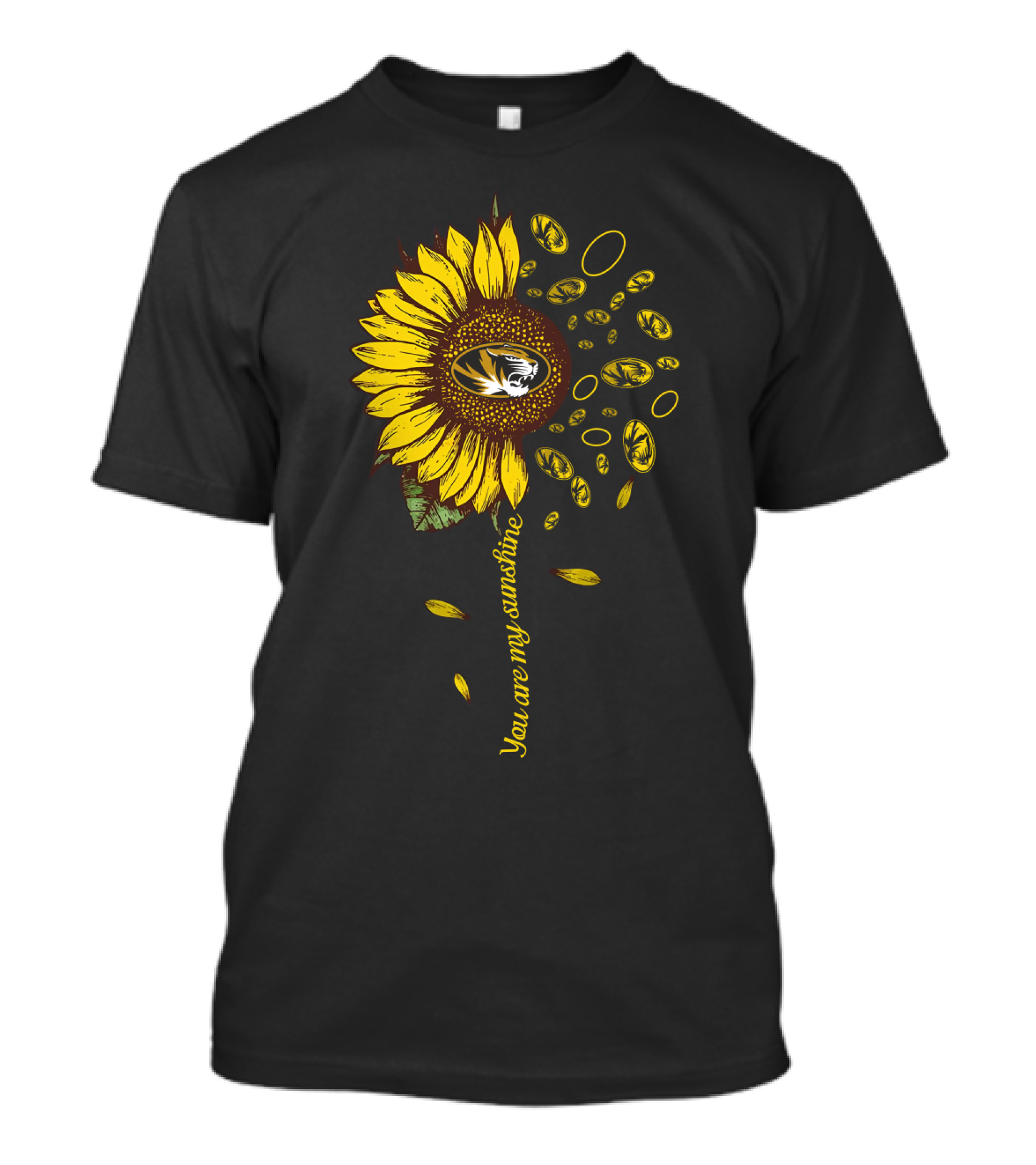You Are My Sunshine 83 Ncaa2 Mt Tiger Logo Sunflower T-Shirt