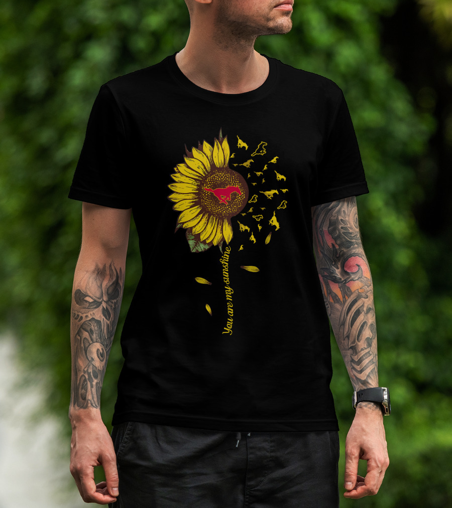 Sunflower Mustang You Are My Sunshine T-Shirt