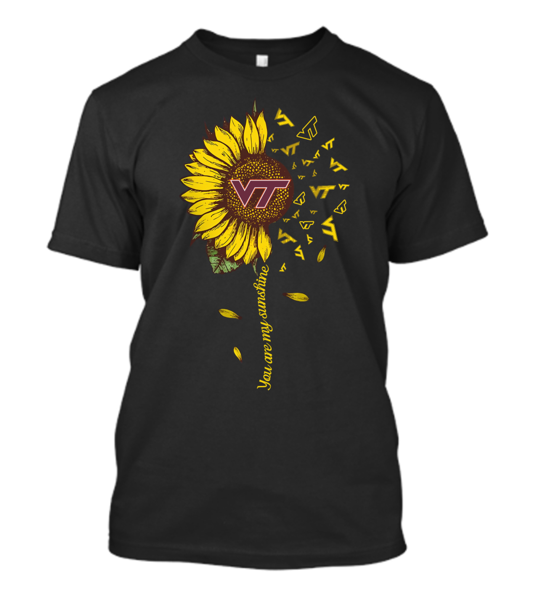 You Are My Sunshine Vt Ncaa2 Sunflower T-Shirt