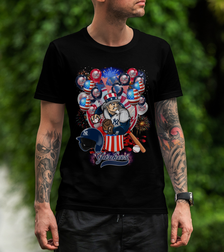 Yankees Fireworks Celebration Mlb 137 Tvl T-Shirt